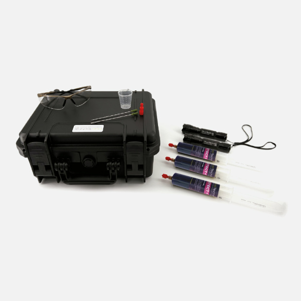 Oil and fuel leak detection kit - PACK PRO UV OIL RED - 3x50 ml