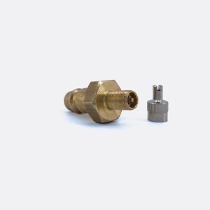 Auto outlet quick coupling for balloon valve