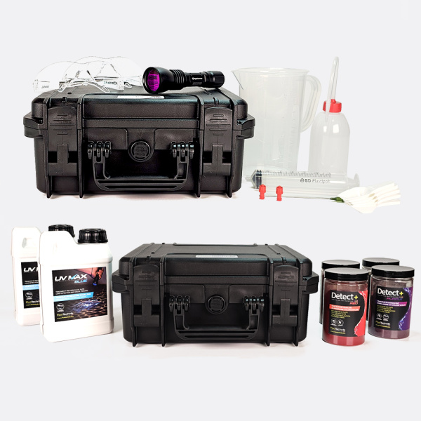 Leak detection and tracing kit 4 colours + 2 colourless- PACK PRO