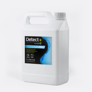 Leak detection tracer - FLUORESCENT COLORLESS liquid leak test concentrate - DETECT + WHITE