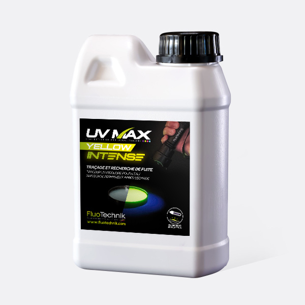 Leak detection and liquid leak test tracer - fluorescent colourless - UV MAX YELLOW INTENSE