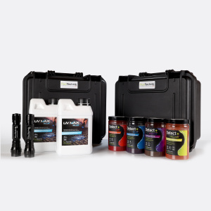 Leak detection and tracing kit 4 colours+ 2 colourless - PACK PRO