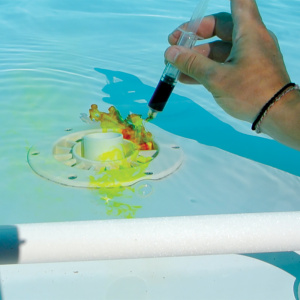 Leak detection dye for swimming pools - XTRACE YELLOW