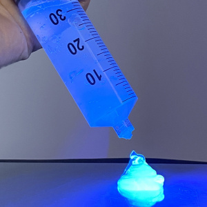 Fluorescent incolor tracing gel - UV GEL BLUE