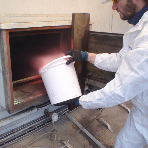 Fluorescent powder for leak test bag filter - FLUODUST ORANGE Fluorescent powder for leak test bag filter - FLUODUST ORANGE